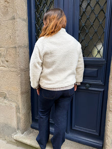 Veste Bouclette Ismael Écrue Curvy