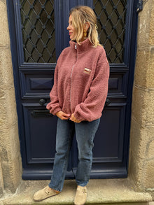 Veste Polaire Femme Orso Vieux Rose