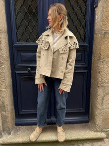 Veste trench beige Ruma