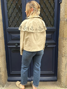 Veste trench beige Ruma