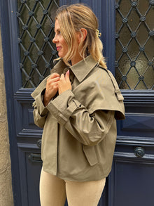 Veste trench Kaki