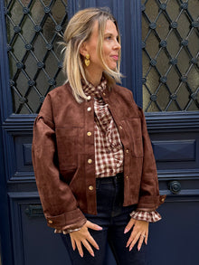 Veste Romy effet daim