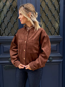 Veste Romy effet daim