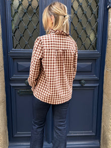 blouse margot à carreaux