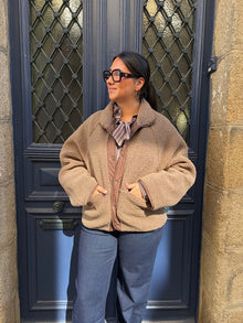 Veste reversible marron Alex