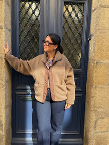Veste reversible marron Alex