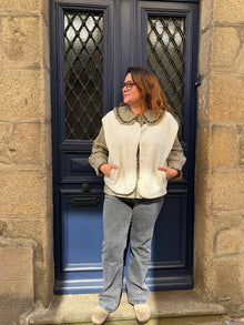 Jean amalia wide gris