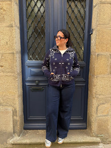 Gilet marine bandana Edouard