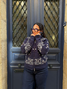 Gilet marine bandana Edouard
