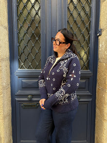 Gilet marine bandana Edouard