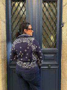 Gilet marine bandana Edouard