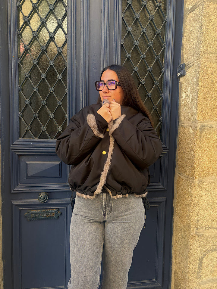 Veste reversible fourrure Leonard