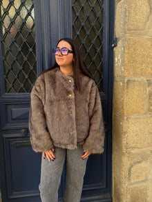 Veste reversible fourrure Leonard