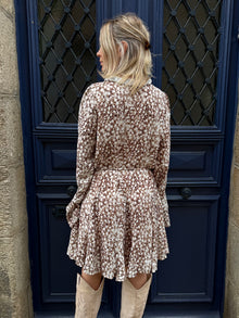 Robe imprimé biche Alba