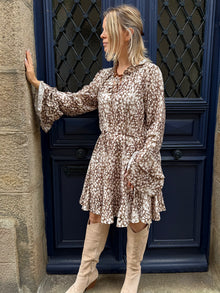 Robe imprimé biche Alba