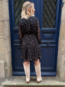 Robe courte fleuri Eugenie