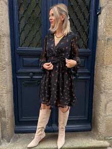 Robe courte fleuri Eugenie