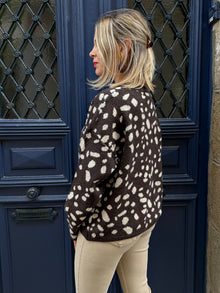 Pull biche chocolat