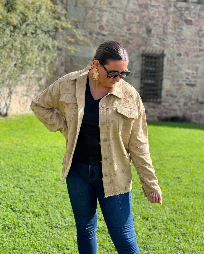 Veste camel Isis