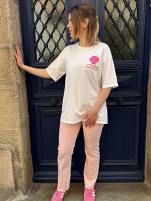 T-shirt blanc manches courtes Sea