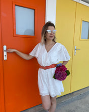 Charger l&#39;image dans la galerie, Combi short blanche Lea
