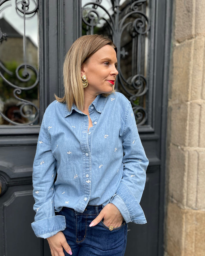 Chemise jean Claudia