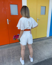 Charger l&#39;image dans la galerie, Combi short blanche Lea
